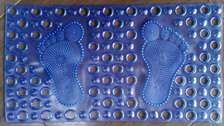 Antislip bathroom mats