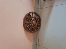 Wooden roman wall clock