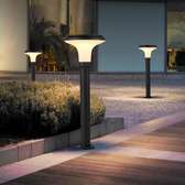 15w 70cm Solar Lawn Bollard Light Warm White DS1004