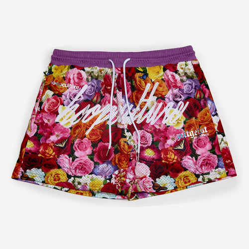 Youth - Script Bouquet Mesh Shorts - Hoop Culture
