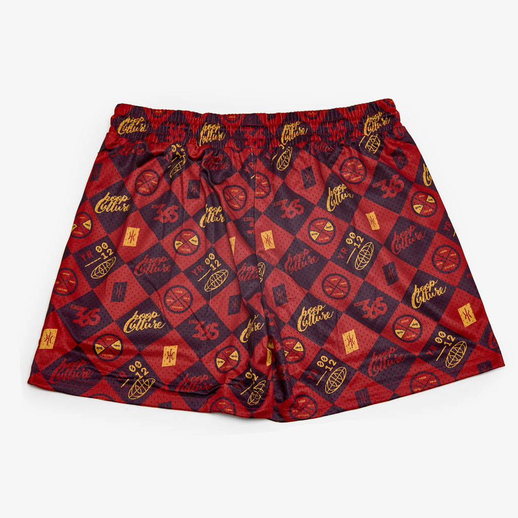 Youth - HC Chequer Classic Mesh Shorts - Hoop Culture