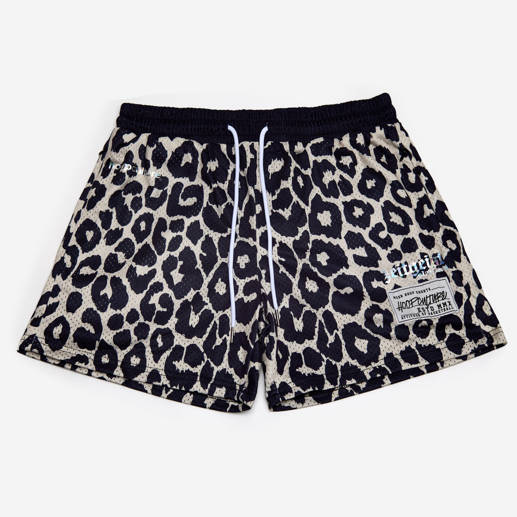 Youth - Feline Mesh Shorts - Hoop Culture 