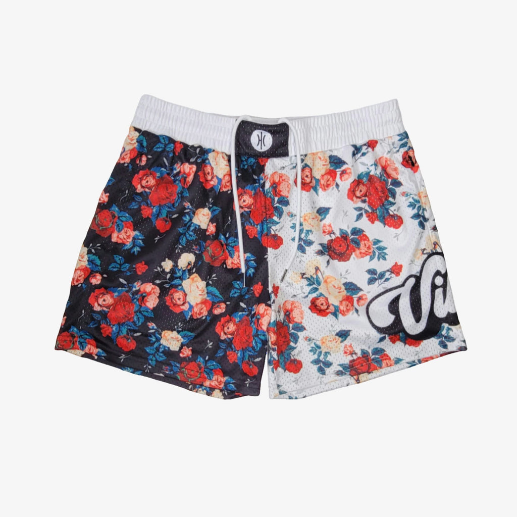 Rosette Vibes Mesh Shorts - Hoop Culture 