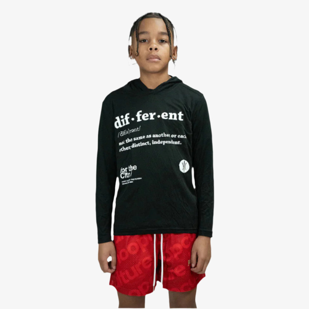 Youth - Be Different Lite Poly Hoodie - Hoop Culture